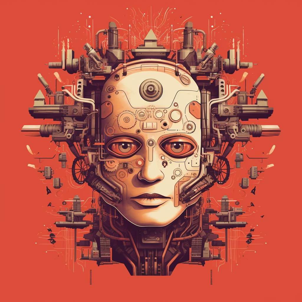 A machine can learn - Midjourney